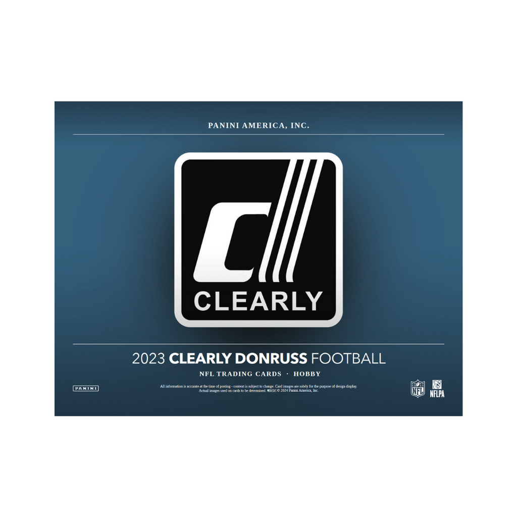 2023 Panini Clearly Donruss Football Hobby 16 Box Case
